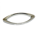 Shower Door Handle - 145mm Double Curved